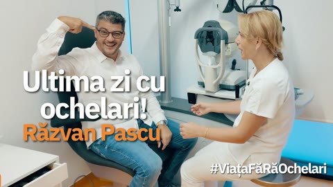 Razvan Pascu sharing his Femto LASIK experience at Clario